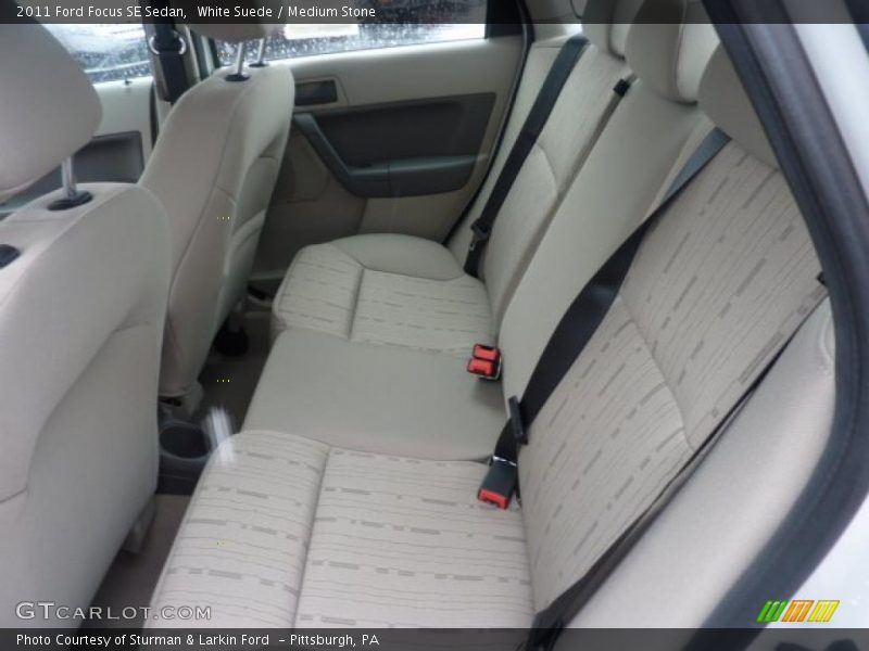 White Suede / Medium Stone 2011 Ford Focus SE Sedan