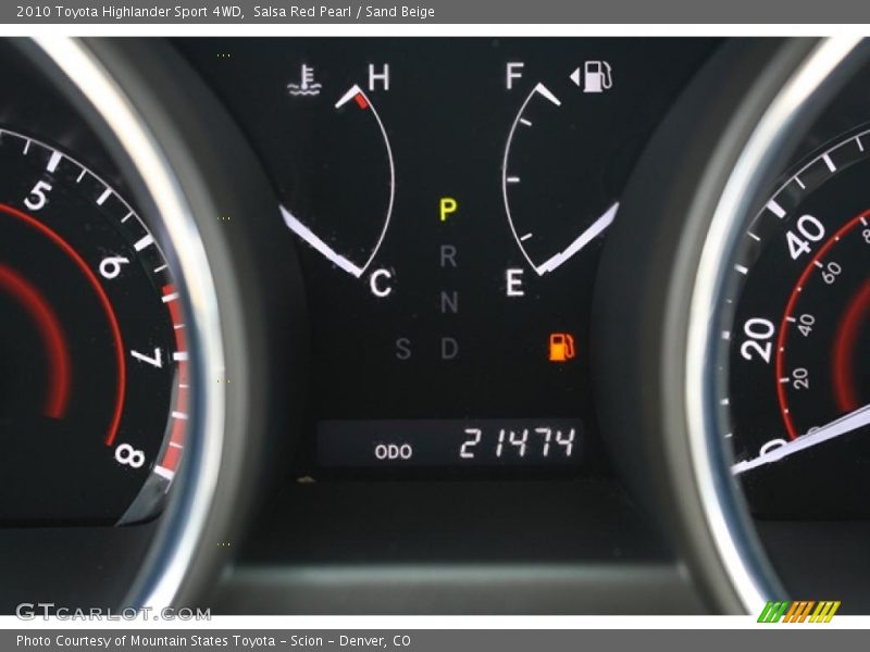 Salsa Red Pearl / Sand Beige 2010 Toyota Highlander Sport 4WD