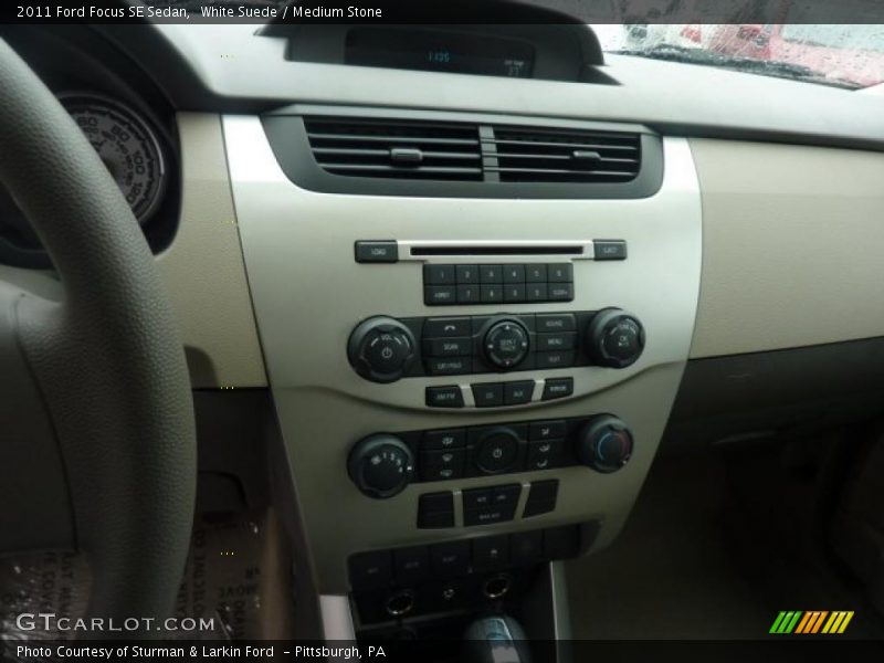 White Suede / Medium Stone 2011 Ford Focus SE Sedan