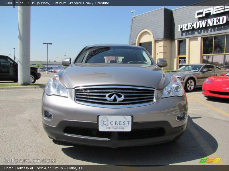 Platinum Graphite Gray / Graphite 2008 Infiniti EX 35 Journey