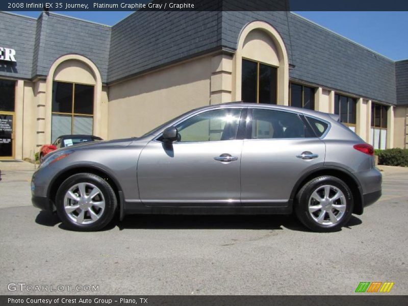 Platinum Graphite Gray / Graphite 2008 Infiniti EX 35 Journey