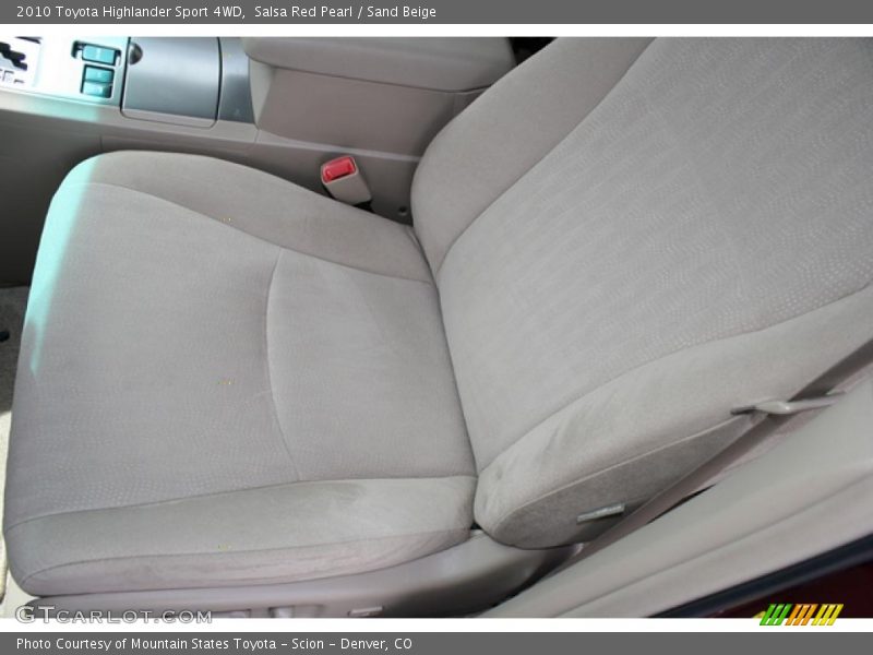 Salsa Red Pearl / Sand Beige 2010 Toyota Highlander Sport 4WD