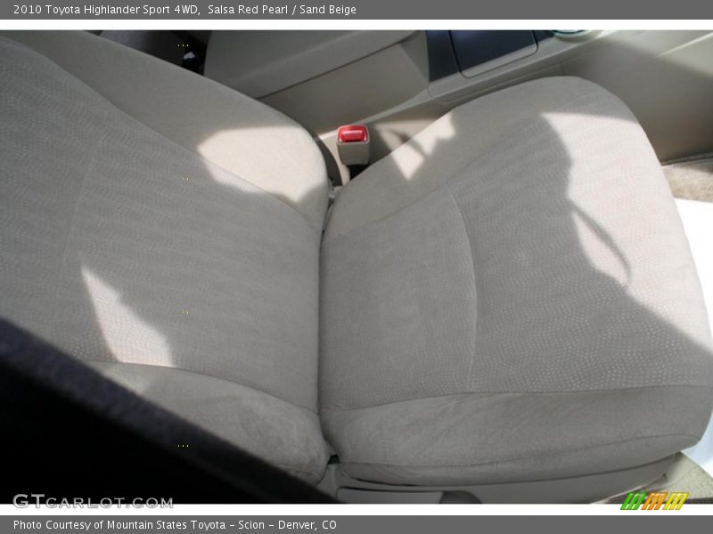 Salsa Red Pearl / Sand Beige 2010 Toyota Highlander Sport 4WD