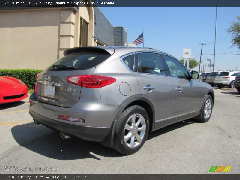 Platinum Graphite Gray / Graphite 2008 Infiniti EX 35 Journey