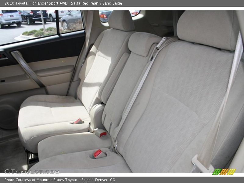 Salsa Red Pearl / Sand Beige 2010 Toyota Highlander Sport 4WD