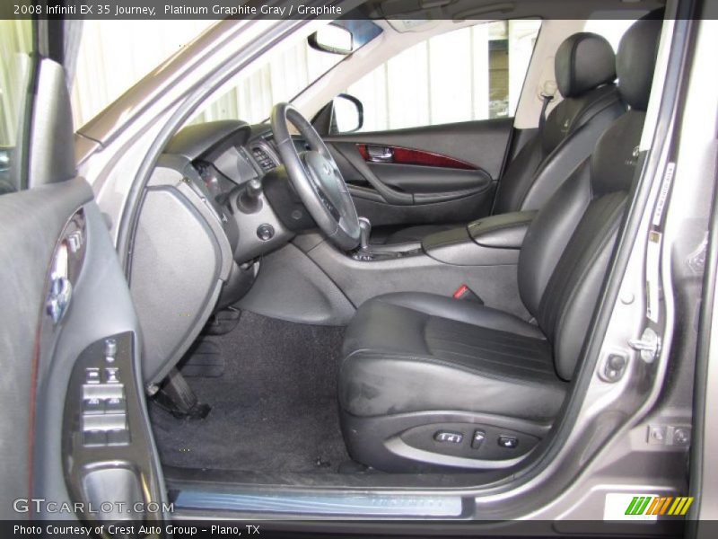 Platinum Graphite Gray / Graphite 2008 Infiniti EX 35 Journey