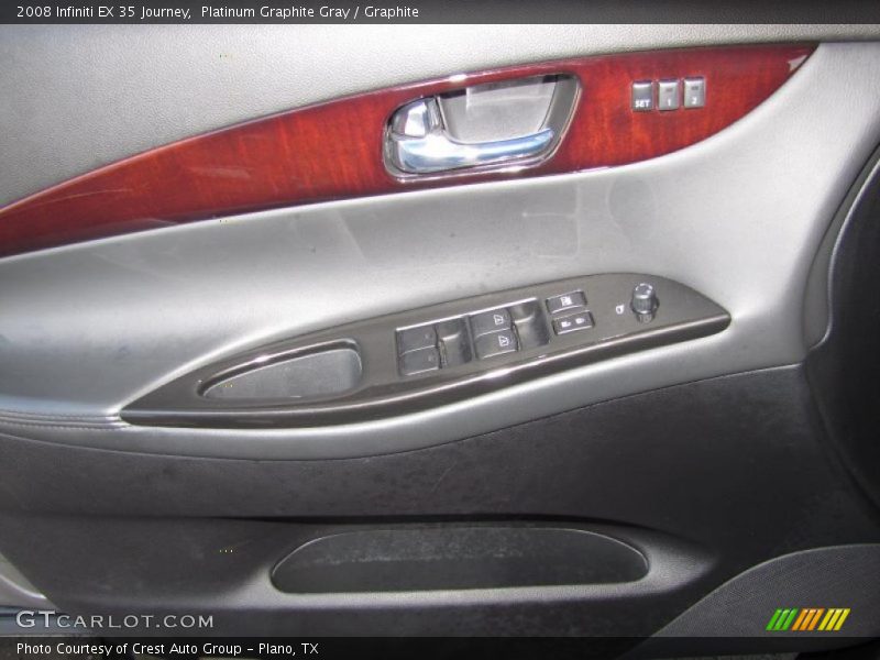 Platinum Graphite Gray / Graphite 2008 Infiniti EX 35 Journey