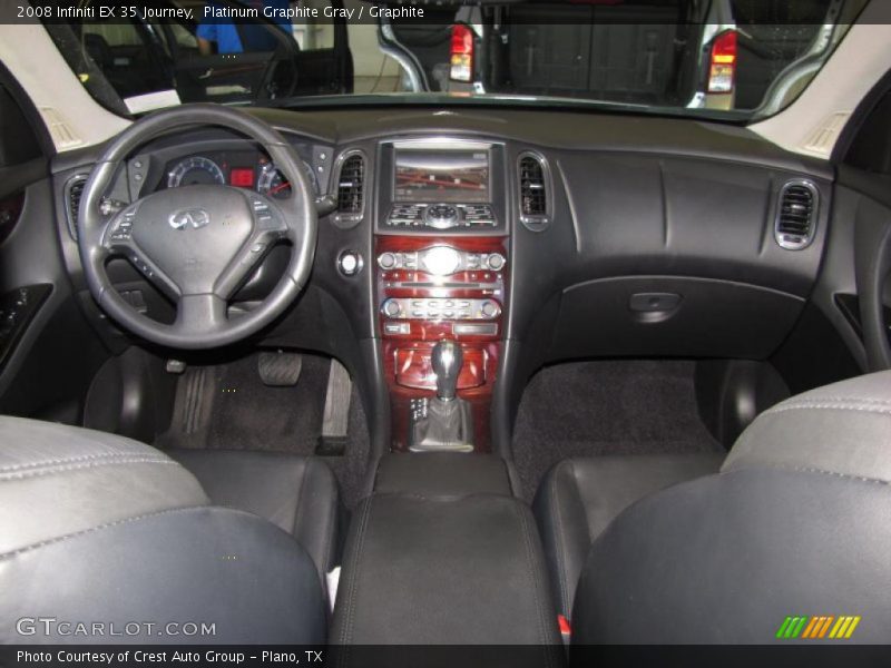 Platinum Graphite Gray / Graphite 2008 Infiniti EX 35 Journey