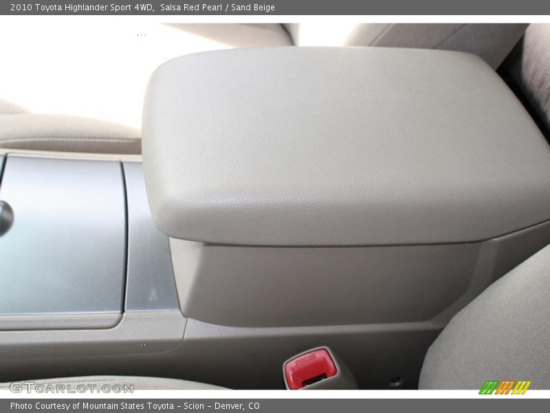 Salsa Red Pearl / Sand Beige 2010 Toyota Highlander Sport 4WD