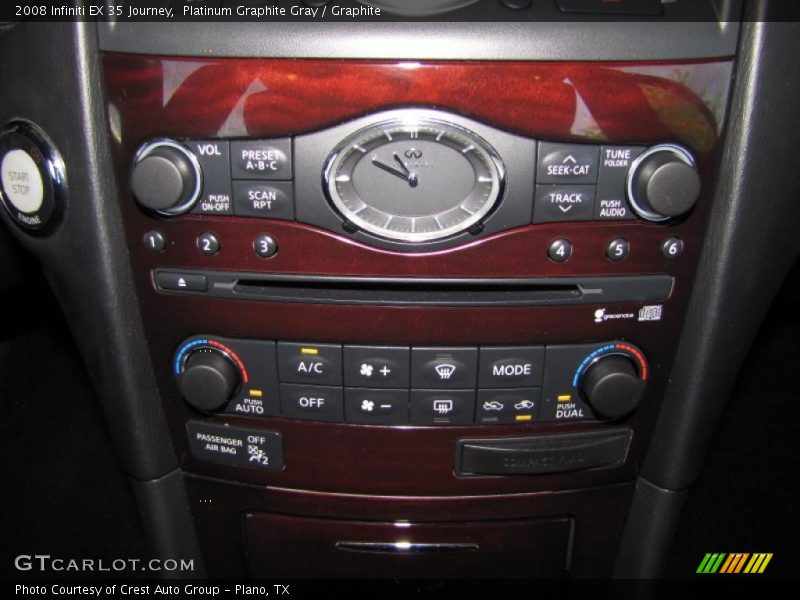 Platinum Graphite Gray / Graphite 2008 Infiniti EX 35 Journey