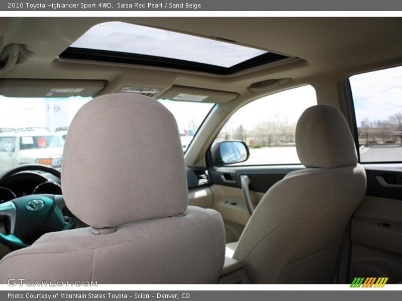 Salsa Red Pearl / Sand Beige 2010 Toyota Highlander Sport 4WD