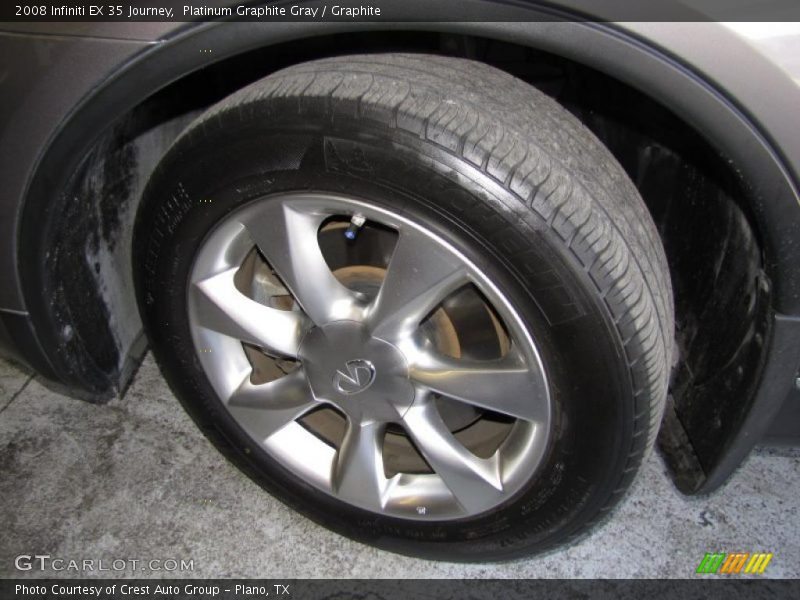 Platinum Graphite Gray / Graphite 2008 Infiniti EX 35 Journey