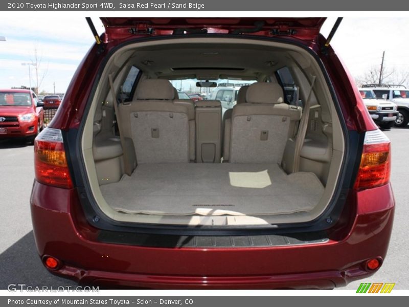 Salsa Red Pearl / Sand Beige 2010 Toyota Highlander Sport 4WD