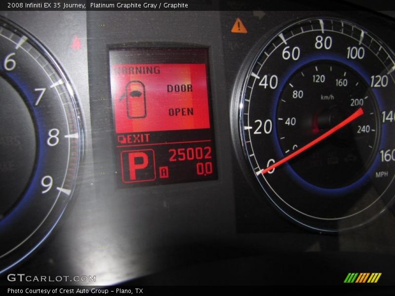 Platinum Graphite Gray / Graphite 2008 Infiniti EX 35 Journey
