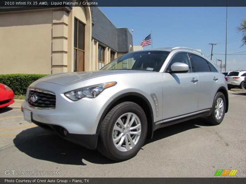 Liquid Platinum / Graphite 2010 Infiniti FX 35 AWD