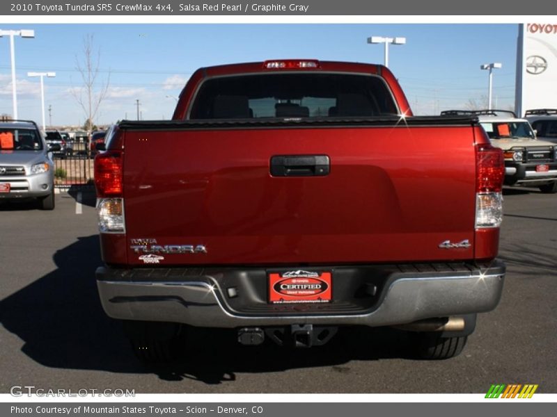 Salsa Red Pearl / Graphite Gray 2010 Toyota Tundra SR5 CrewMax 4x4