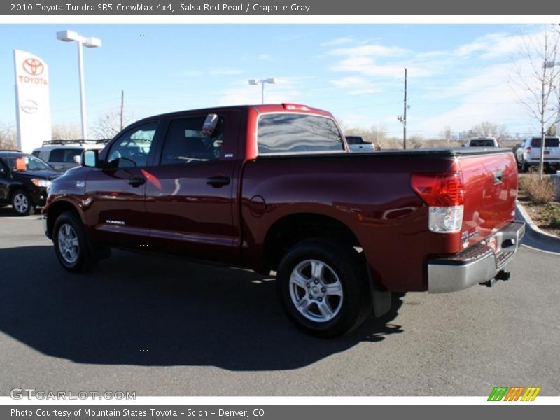 Salsa Red Pearl / Graphite Gray 2010 Toyota Tundra SR5 CrewMax 4x4