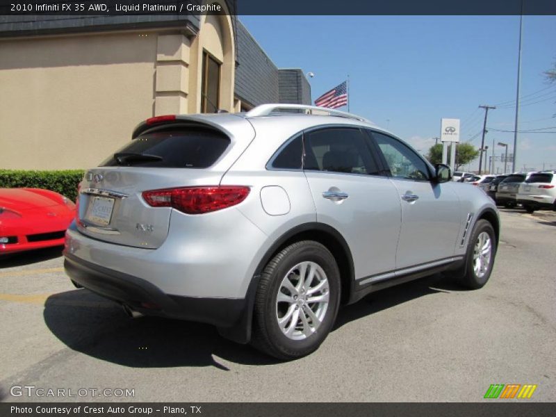 Liquid Platinum / Graphite 2010 Infiniti FX 35 AWD