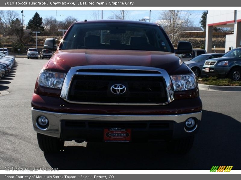 Salsa Red Pearl / Graphite Gray 2010 Toyota Tundra SR5 CrewMax 4x4