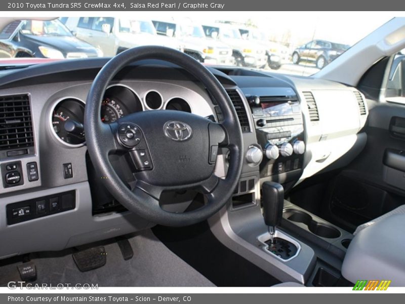 Salsa Red Pearl / Graphite Gray 2010 Toyota Tundra SR5 CrewMax 4x4
