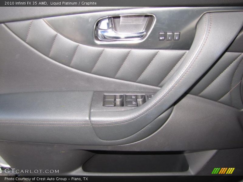 Liquid Platinum / Graphite 2010 Infiniti FX 35 AWD