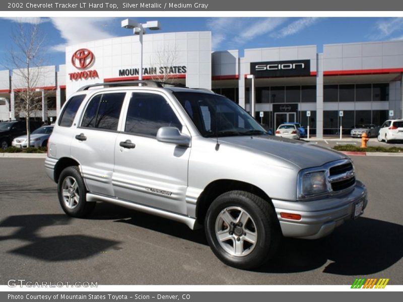 Silver Metallic / Medium Gray 2002 Chevrolet Tracker LT Hard Top
