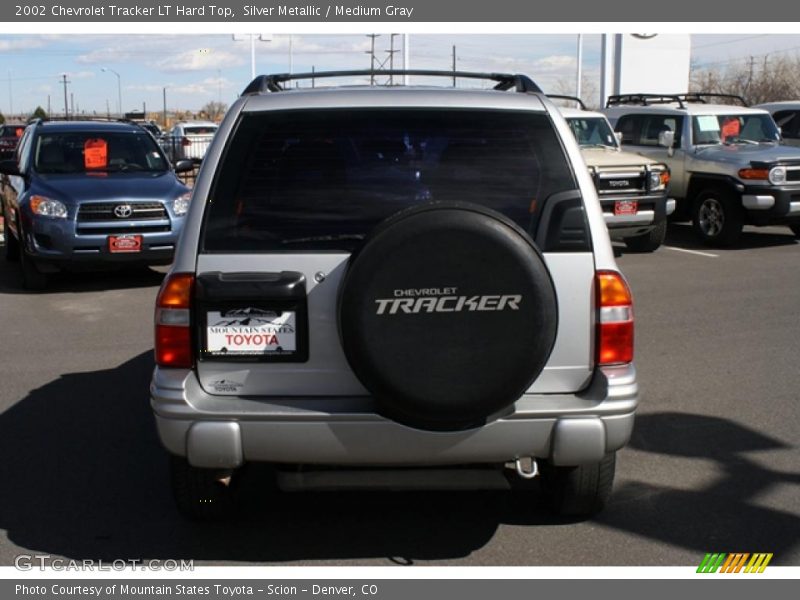 Silver Metallic / Medium Gray 2002 Chevrolet Tracker LT Hard Top