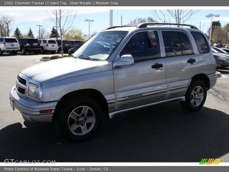 Silver Metallic / Medium Gray 2002 Chevrolet Tracker LT Hard Top