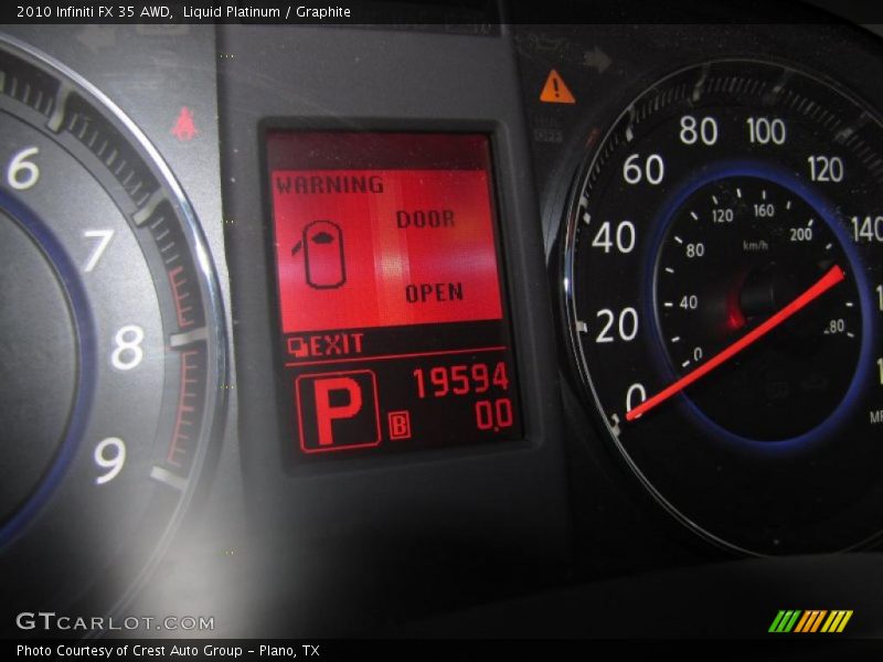 Liquid Platinum / Graphite 2010 Infiniti FX 35 AWD