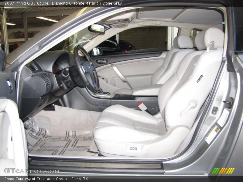  2007 G 35 Coupe Stone Gray Interior