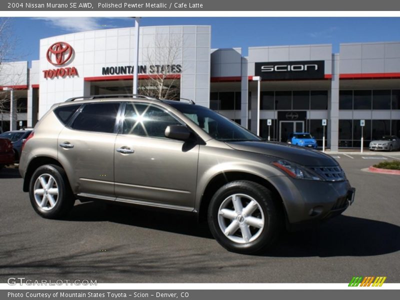 Polished Pewter Metallic / Cafe Latte 2004 Nissan Murano SE AWD