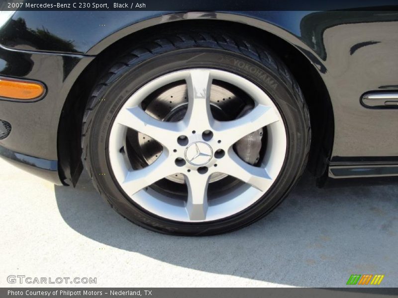 Black / Ash 2007 Mercedes-Benz C 230 Sport