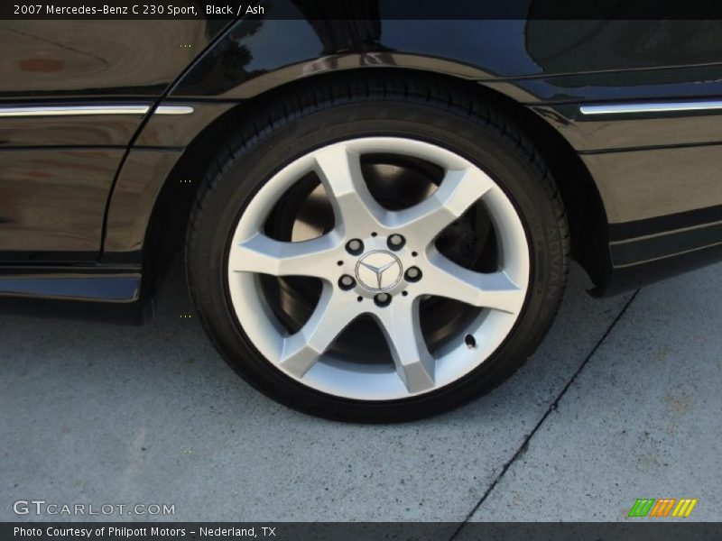 Black / Ash 2007 Mercedes-Benz C 230 Sport
