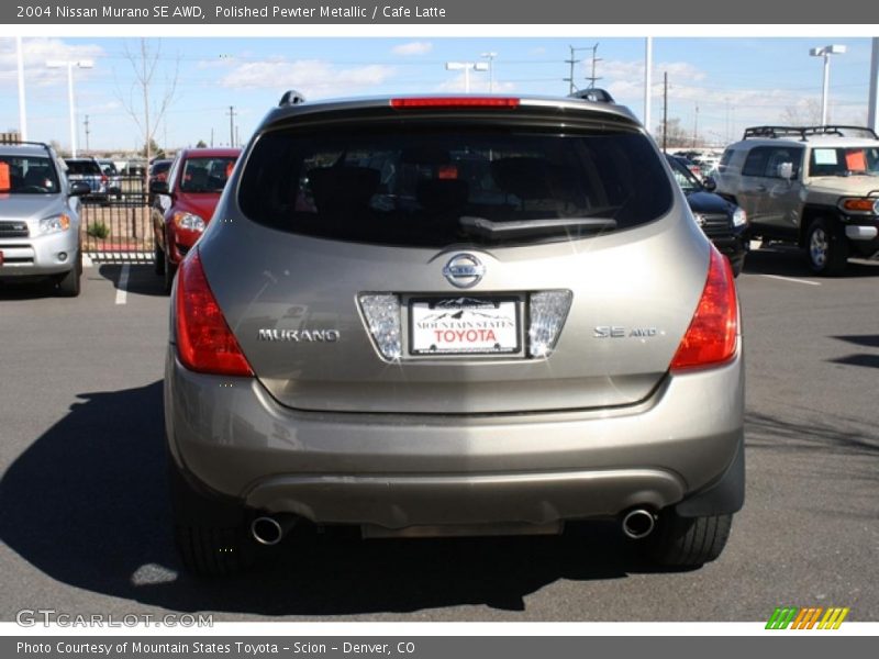 Polished Pewter Metallic / Cafe Latte 2004 Nissan Murano SE AWD