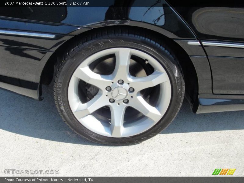 Black / Ash 2007 Mercedes-Benz C 230 Sport