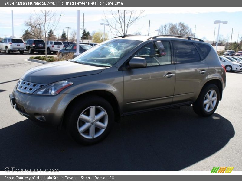 Polished Pewter Metallic / Cafe Latte 2004 Nissan Murano SE AWD