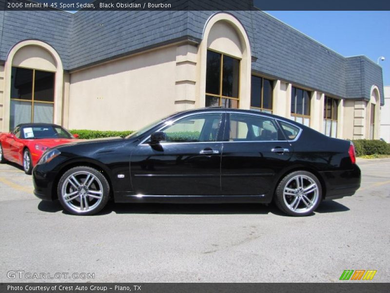 Black Obsidian / Bourbon 2006 Infiniti M 45 Sport Sedan