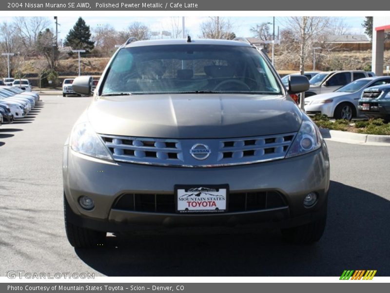 Polished Pewter Metallic / Cafe Latte 2004 Nissan Murano SE AWD