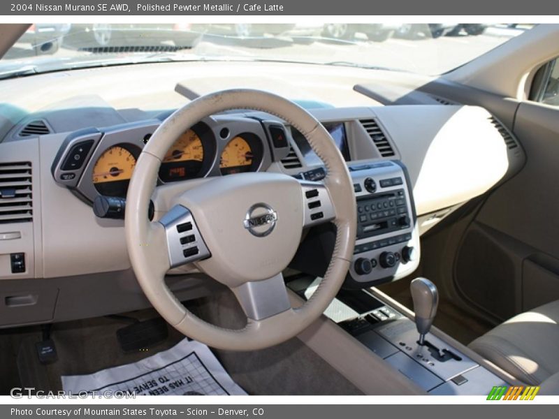 Polished Pewter Metallic / Cafe Latte 2004 Nissan Murano SE AWD