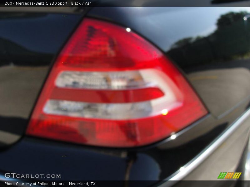 Black / Ash 2007 Mercedes-Benz C 230 Sport