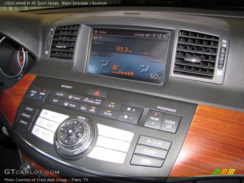 Black Obsidian / Bourbon 2006 Infiniti M 45 Sport Sedan