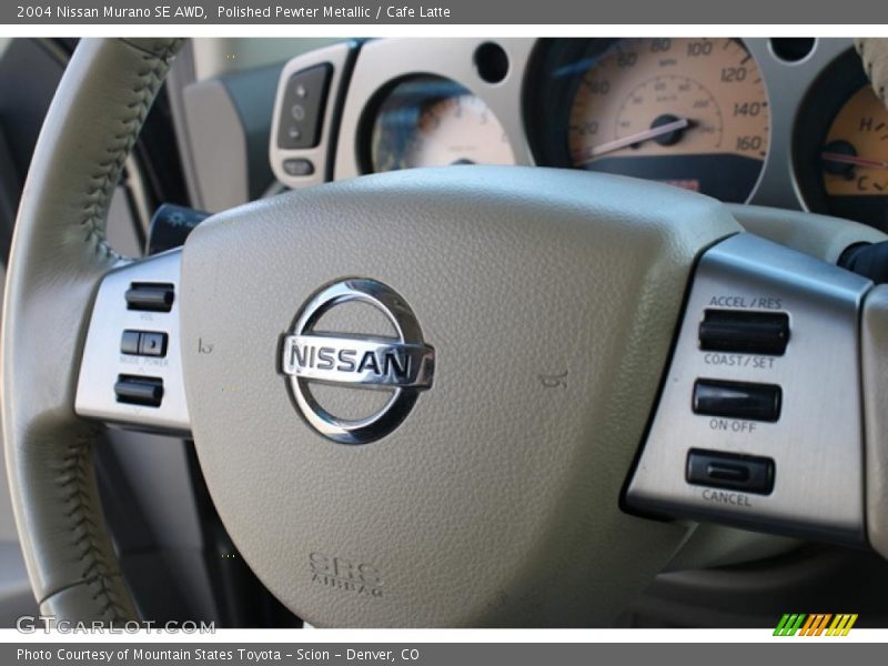 Polished Pewter Metallic / Cafe Latte 2004 Nissan Murano SE AWD