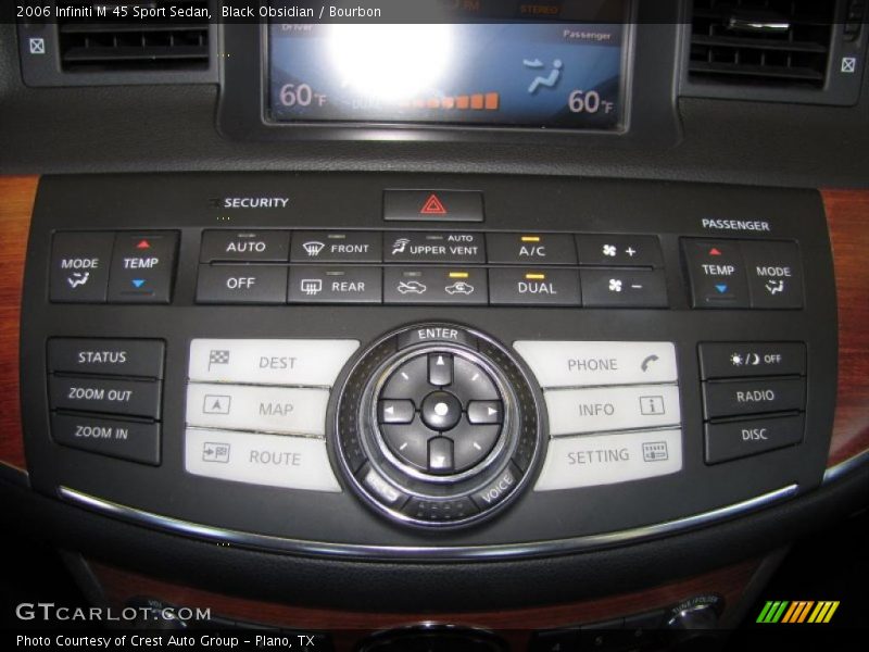 Black Obsidian / Bourbon 2006 Infiniti M 45 Sport Sedan