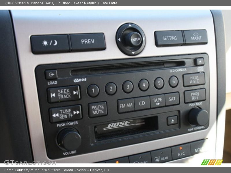 Polished Pewter Metallic / Cafe Latte 2004 Nissan Murano SE AWD