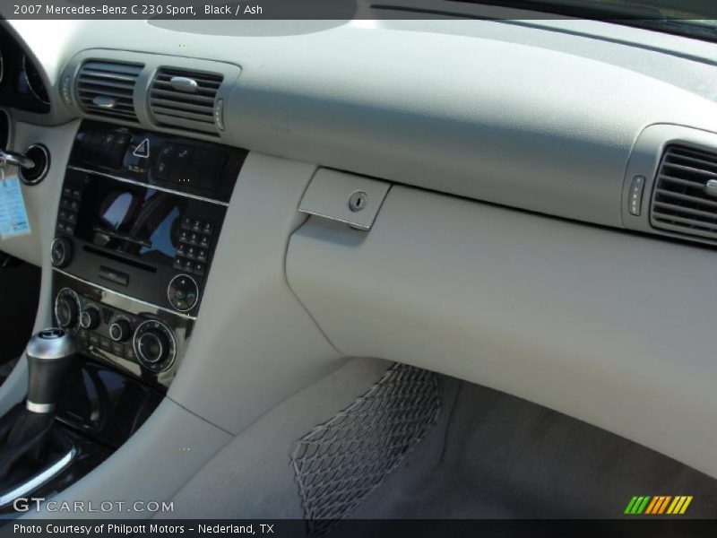 Black / Ash 2007 Mercedes-Benz C 230 Sport