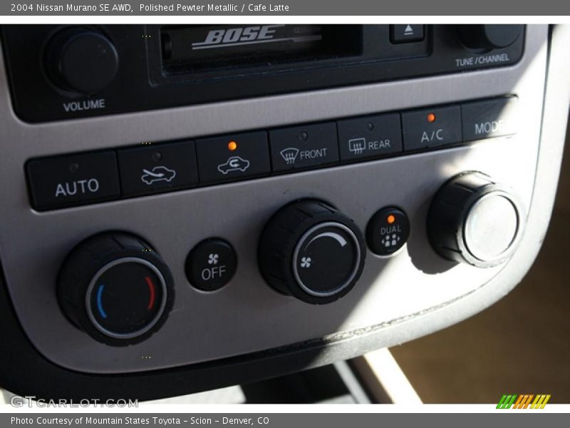 Polished Pewter Metallic / Cafe Latte 2004 Nissan Murano SE AWD