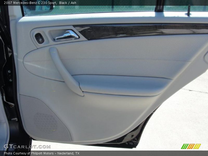 Black / Ash 2007 Mercedes-Benz C 230 Sport