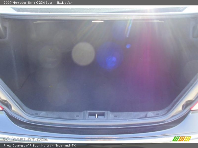 Black / Ash 2007 Mercedes-Benz C 230 Sport