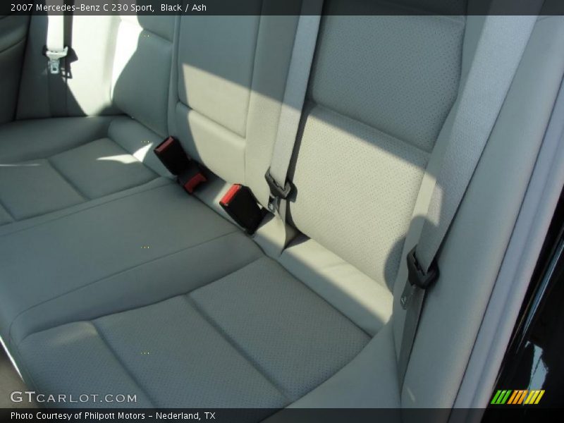 Black / Ash 2007 Mercedes-Benz C 230 Sport