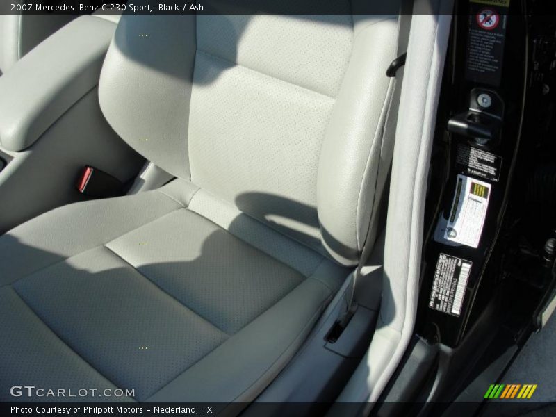 Black / Ash 2007 Mercedes-Benz C 230 Sport